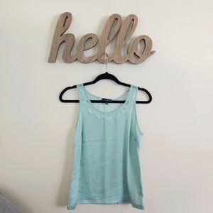 Mint Green The Limited Sleeveless Blouse (S)